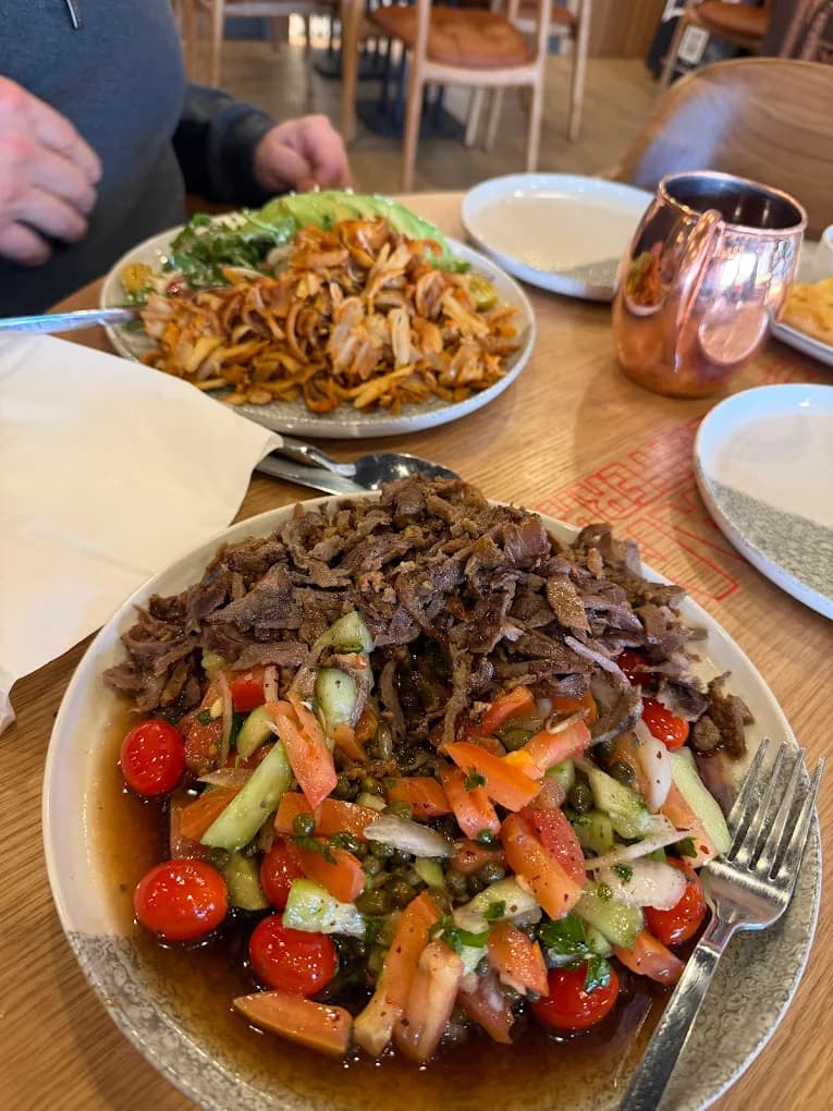 Doner salad plate