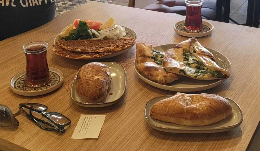 Variety of Turkish Pide and flatbreads at Istanbul Mediterranean 2
