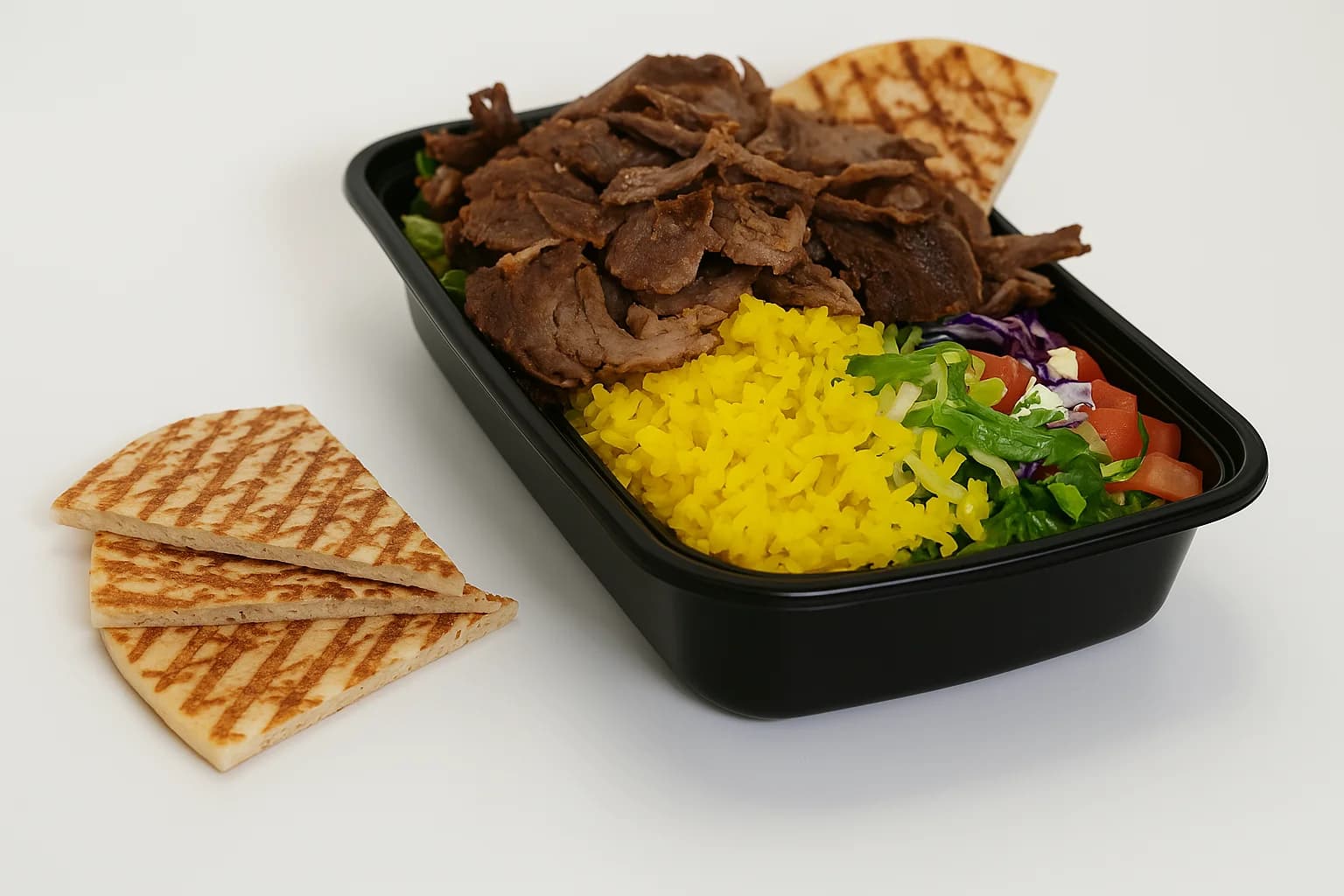 Beef & Lamb Döner (Shawarma) Rice Bowl