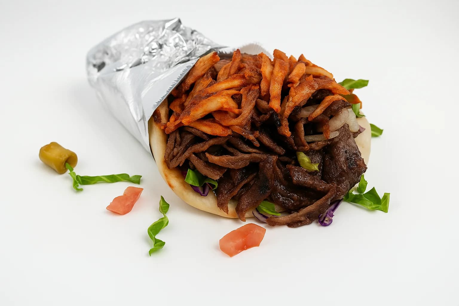 Mixed Döner (Shawarma) Pita