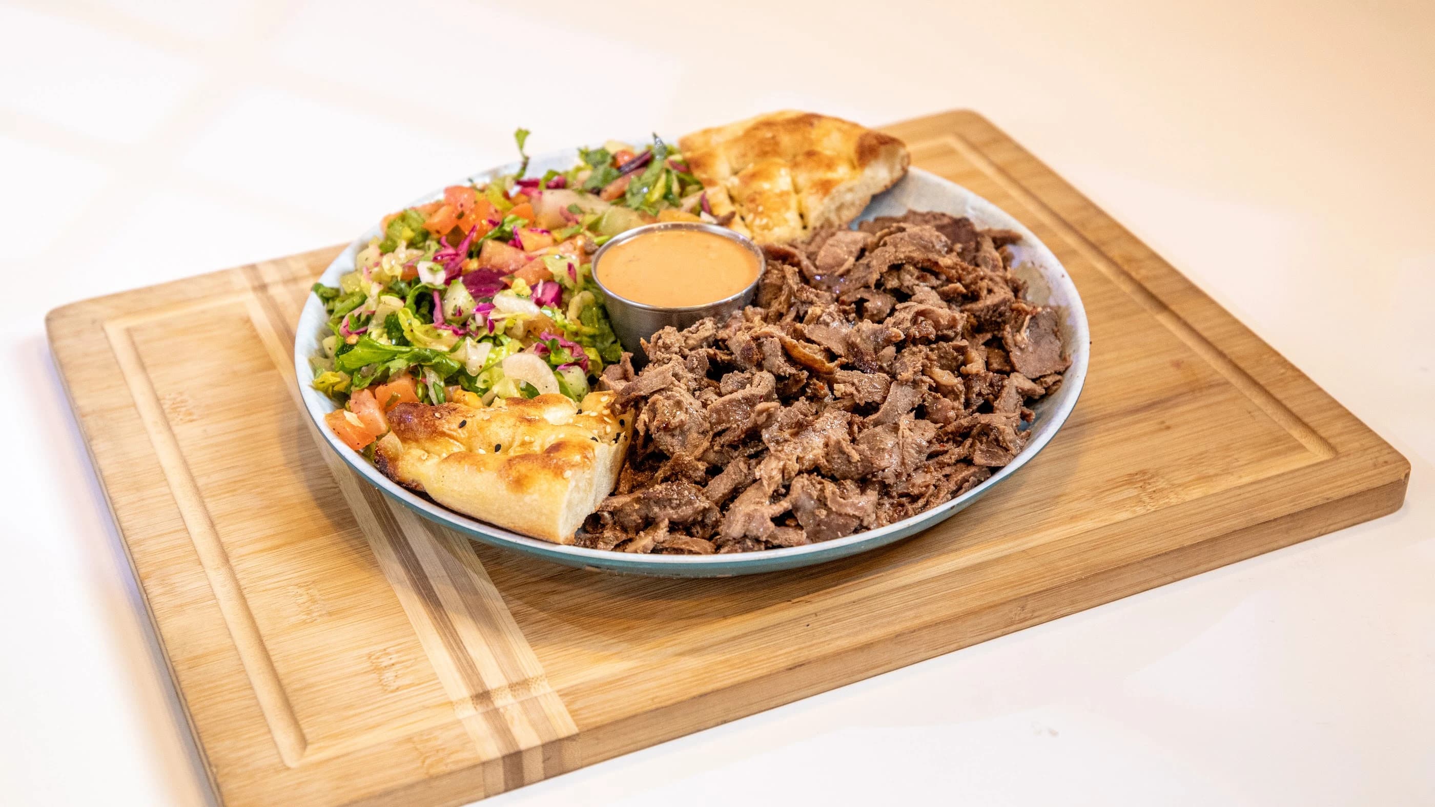 Beef & Lamb Döner (Shawarma) Salad Bowl