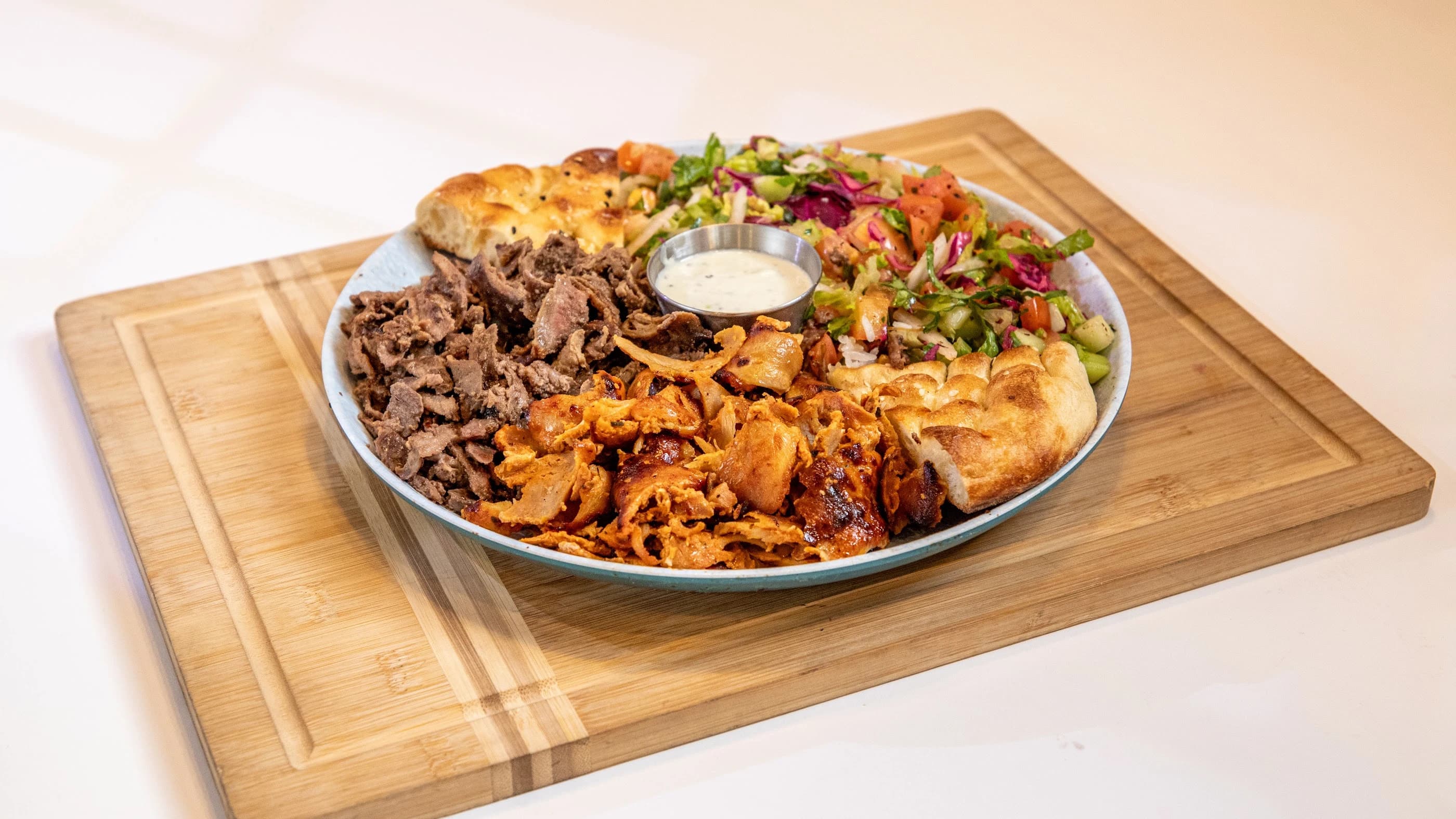 Mixed Döner (Shawarma) Salad Bowl