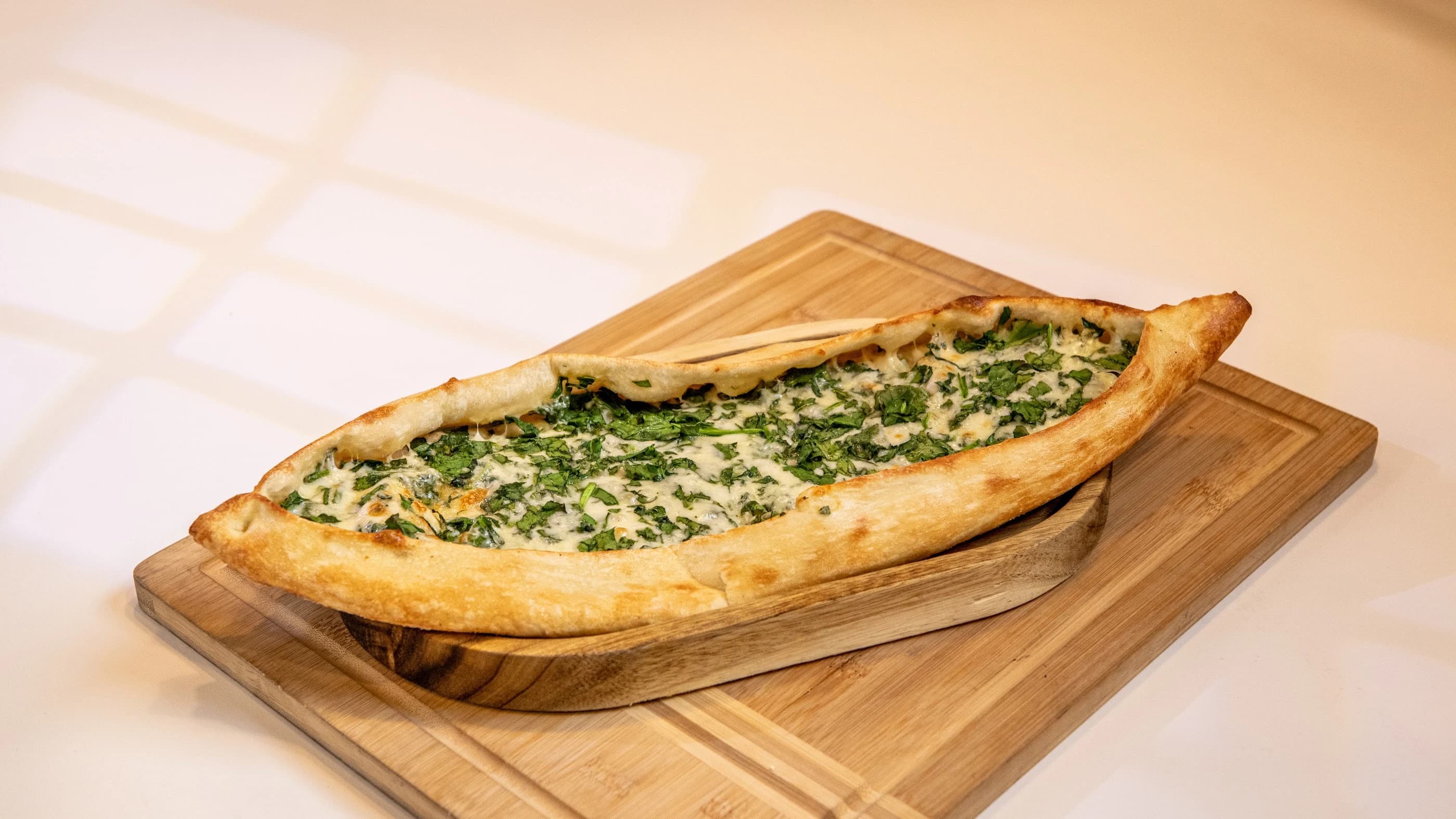 Spinach & Cheese Pide